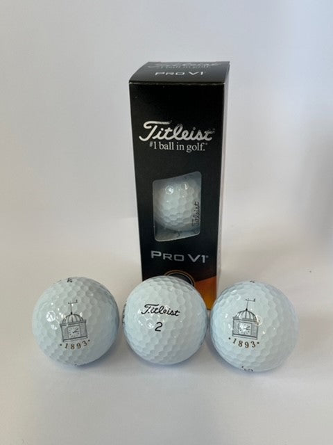 Titleist Pro V1 Woking Logo Sleeve of 3