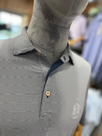 Peter Millar Jubilee Stripe Shirt With WGC Clocktower